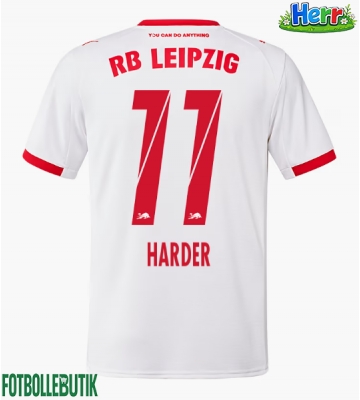 RB Leipzig Conrad Harder #11 Hemmatröja 2025-26 Kortärmad